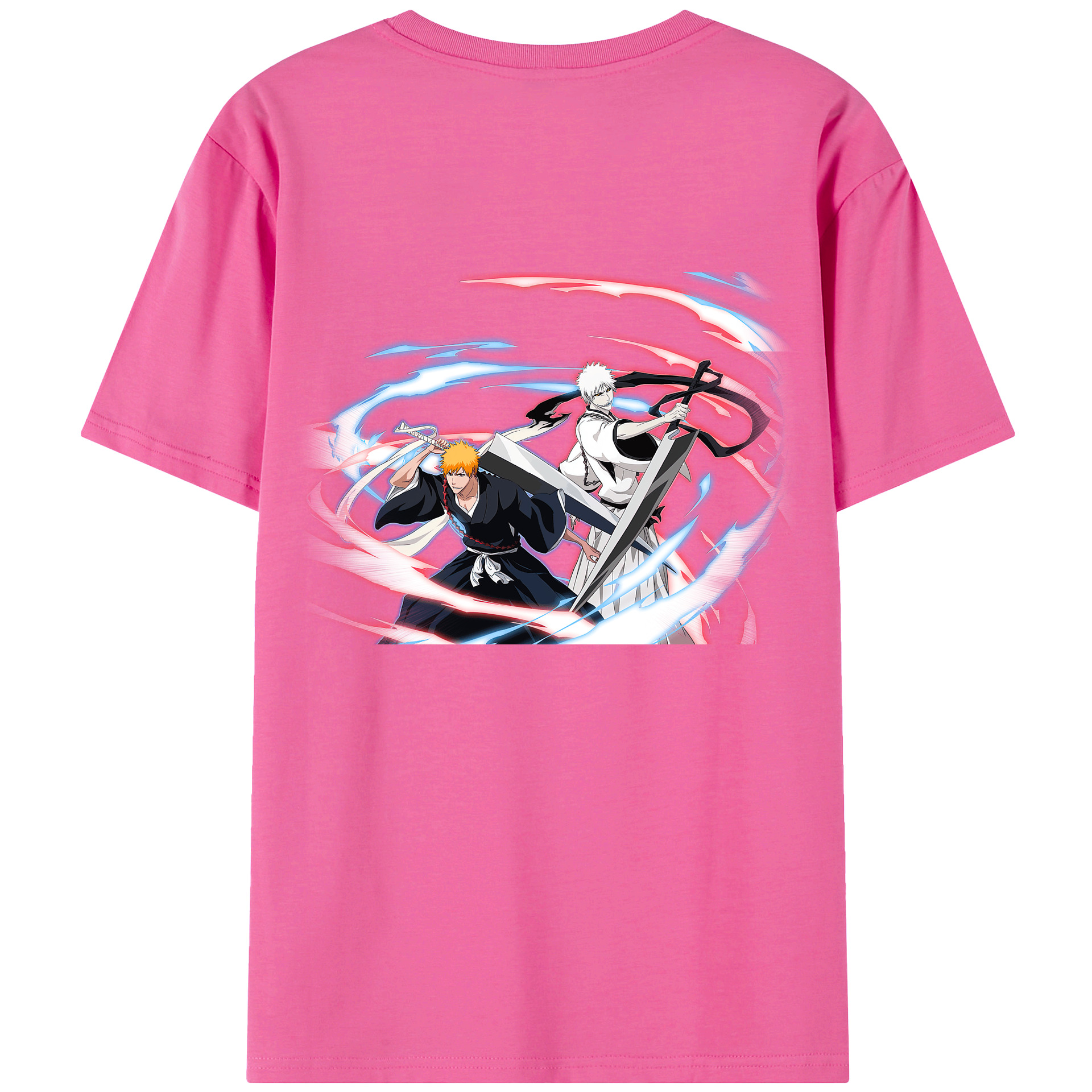 （画像用） ブリーチ 黒崎一護（くろさき いちご）BLEACH Kurosaki Ichigo レディース半袖Tシャツ(バックプリント)